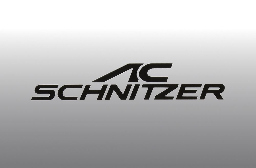 AC Schnitzer Emblem Folie schwarz glänzend für alle BMW + MINI