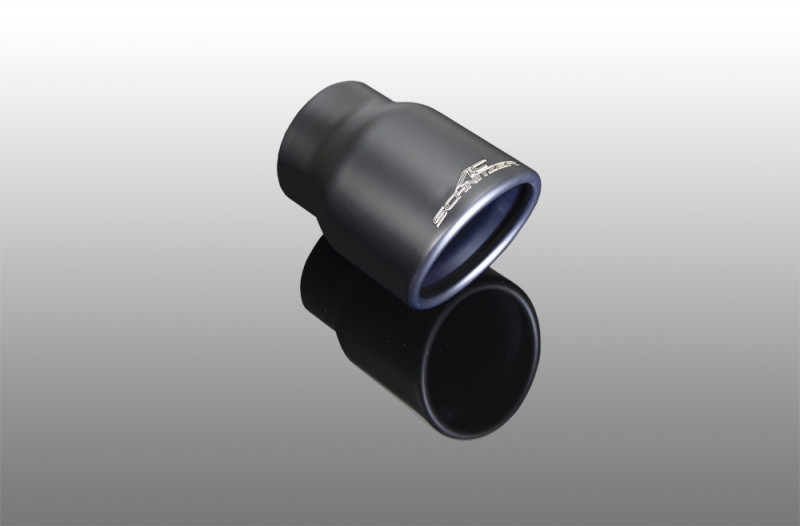 Preview: AC Schnitzer tailpipe Sport black for BMW X1 F48