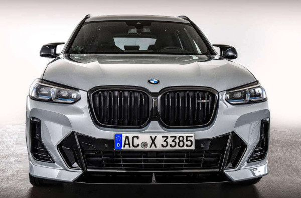 AC Schnitzer front spoiler elements for BMW X4 G02 with M aerodynamic package