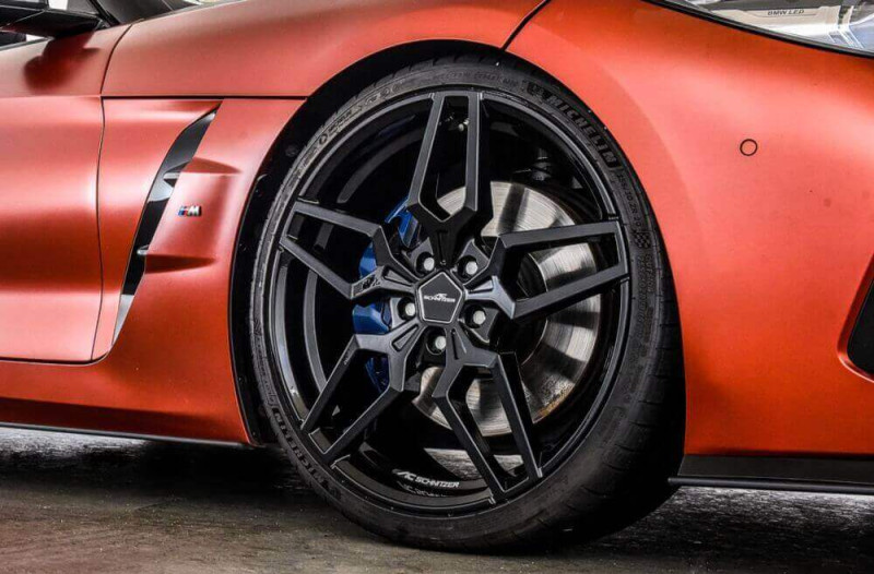 Preview: AC Schnitzer 20" wheel & tyre set AC4 Black Hankook for Toyota GR Supra