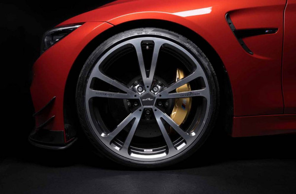 AC Schnitzer 20" wheel & tyre set AC3 forged silver-anthracite Continental for BMW M3/M4 F80/F82/F83