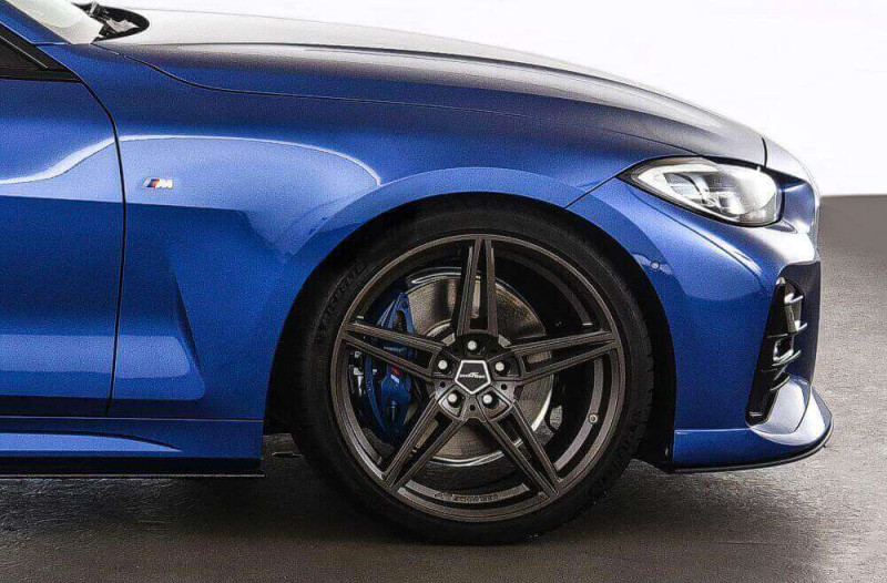 Preview: AC Schnitzer 19" wheel & tyre set AC1 anthracite Continental for BMW 4 series G22 Coupé, G23 Convertible