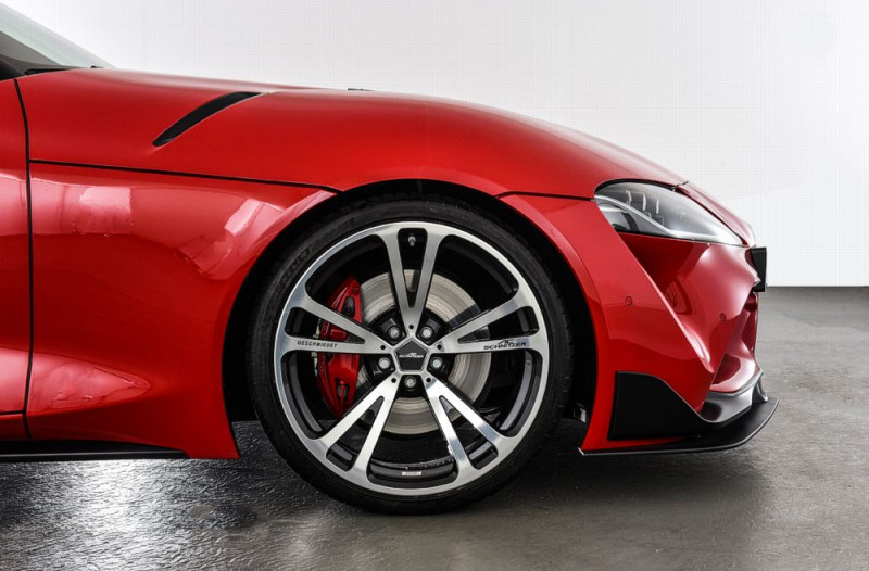 Preview: AC Schnitzer 20" wheel & tyre set AC3 forged silver-anthracite Continental for Toyota GR Supra