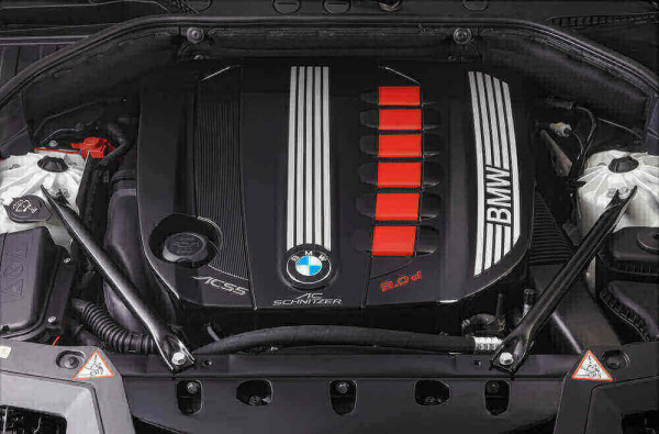 AC Schnitzer engine styling for BMW X1 F48 for 4 cylinder