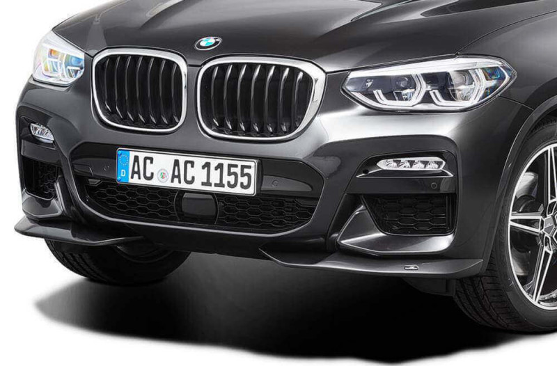 Preview: AC Schnitzer front spoiler elements for BMW X4 G02
