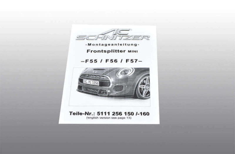 Vorschau: AC Schnitzer Frontsplitter für MINI F57 Cabrio John Cooper Works