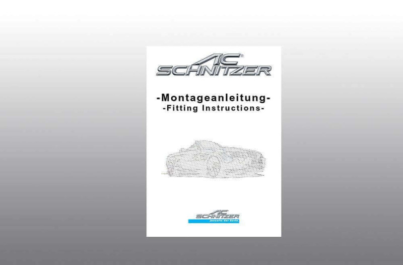 Preview: AC Schnitzer aluminium cover for BMW X3 F25