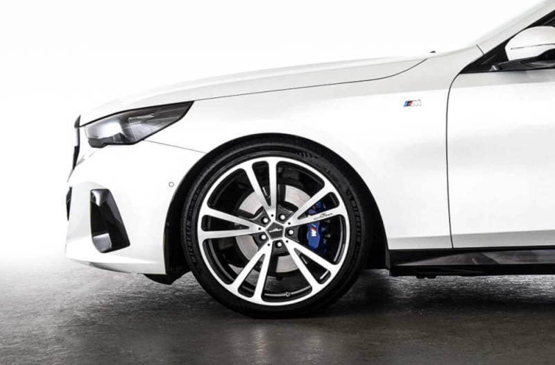 Preview: AC Schnitzer 21" wheel & tyre set AC3 FlowForming silver-anthracite Continental for BMW 5 series G60