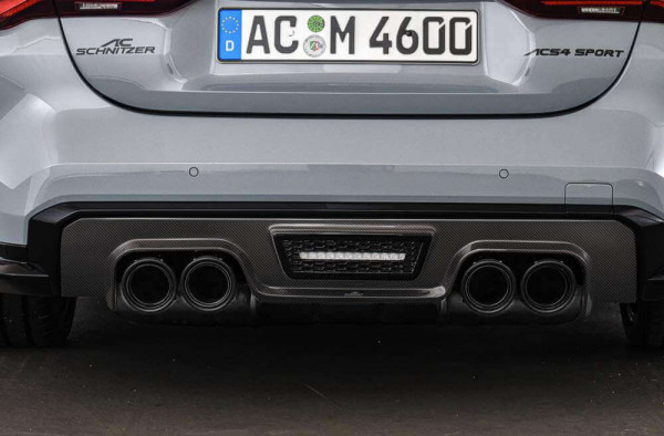 AC Schnitzer carbon rear diffuser with additional break light for BMW M4 G82/G83