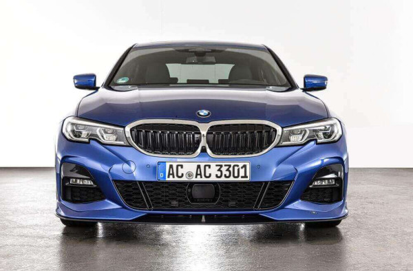 AC Schnitzer front splitter for BMW 3 series G20/G21 with M aerodynamic package and AC Schnizter Frontspoiler elements