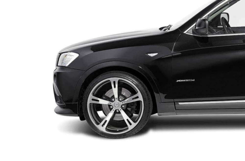 Preview: AC Schnitzer 22" wheel & tyre set type V forged BiColor Michelin for BMW X3 F25