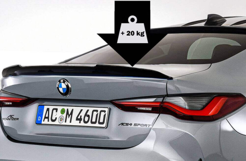 Preview: AC Schnitzer carbon rear spoiler for BMW 4er series Coupé G22