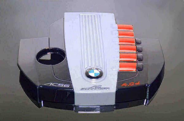 AC Schnitzer engine styling for BMW 6 series G32 GT for 6 cylinder