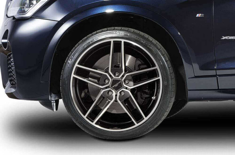 Preview: AC Schnitzer 20" wheel & tyre set type VIII BiColor black Michelin for BMW X5 F15