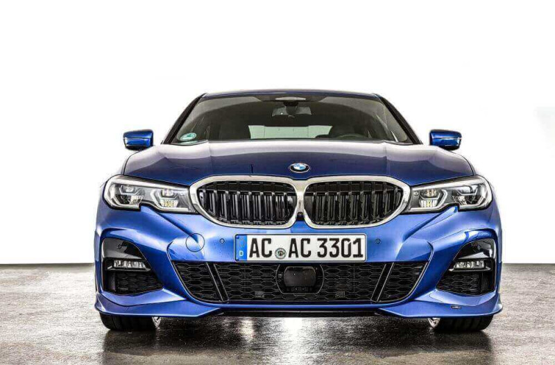 Preview: AC Schnitzer front spoiler elements for BMW 3 series G20/G21 with M Aerodynamic package