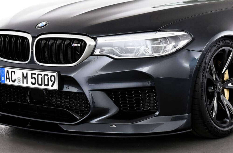 Preview: AC Schnitzer carbon front spoiler elements for BMW M5 F90with M-technic