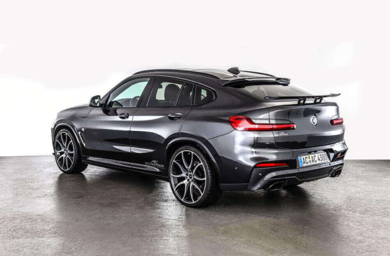 Preview: AC Schnitzer racing carbon rearwing for BMW X4 G02
