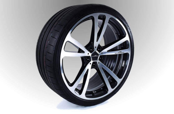 AC Schnitzer 21" wheel & tyre set AC3 FlowForming silver-anthracite Michelin for BMW iX3 G08