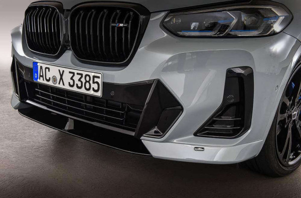 AC Schnitzer front spoiler elements for BMW X3 G01 with M aerodynamic package
