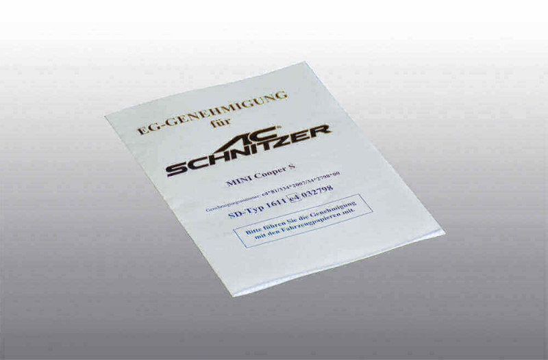 Vorschau: AC Schnitzer Schalldämpfer mit schwarzer Endblende für MINI F55 Cooper S mit integrierter Abgasklappe