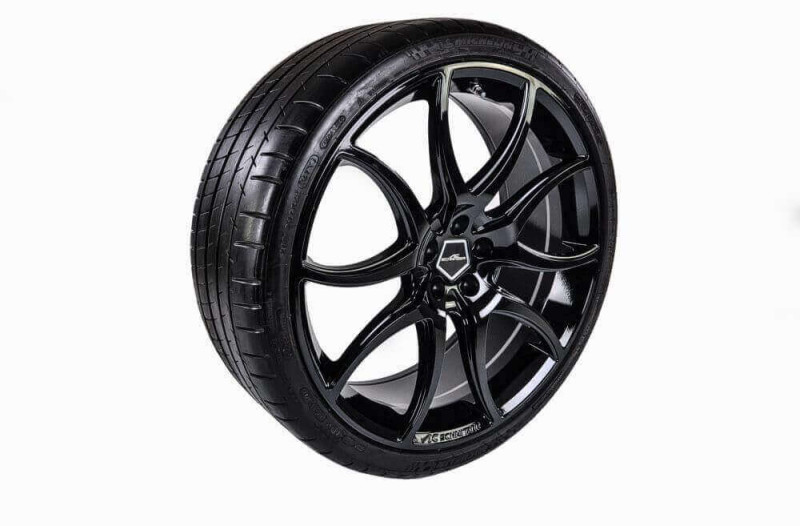 Preview: AC Schnitzer 22" wheel & tyre set "Glossy black" Continental for X3 G01