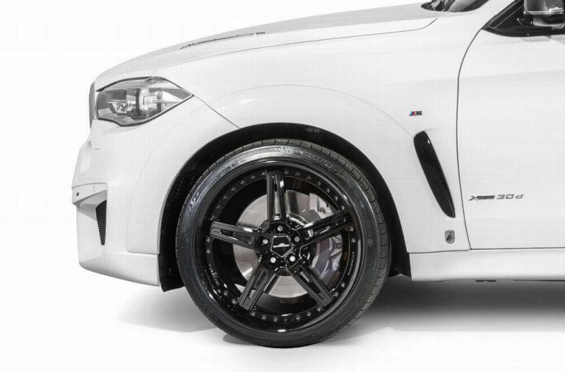 Preview: AC Schnitzer 23" wheel & tyre set AC1 multipiece black Continental for BMW X6M F86