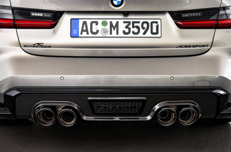 Vorschau: AC Schnitzer Carbon Heckdiffusor für BMW M3 G80 Limousine