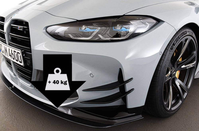 Vorschau: AC Schnitzer Frontsplitter für BMW M3 G80 Limousine